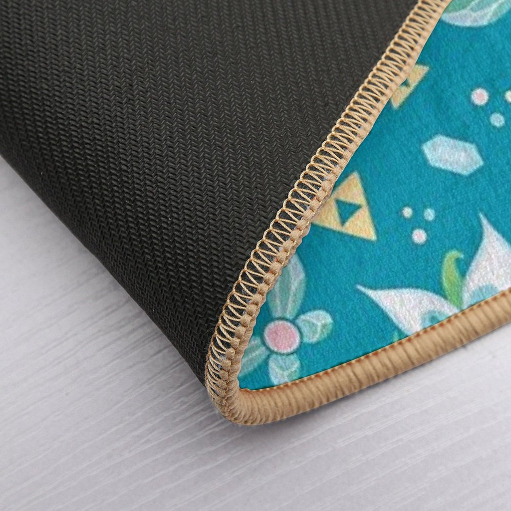 Silent Princess Pattern Blue V.2  High-Traffic Bath Mat