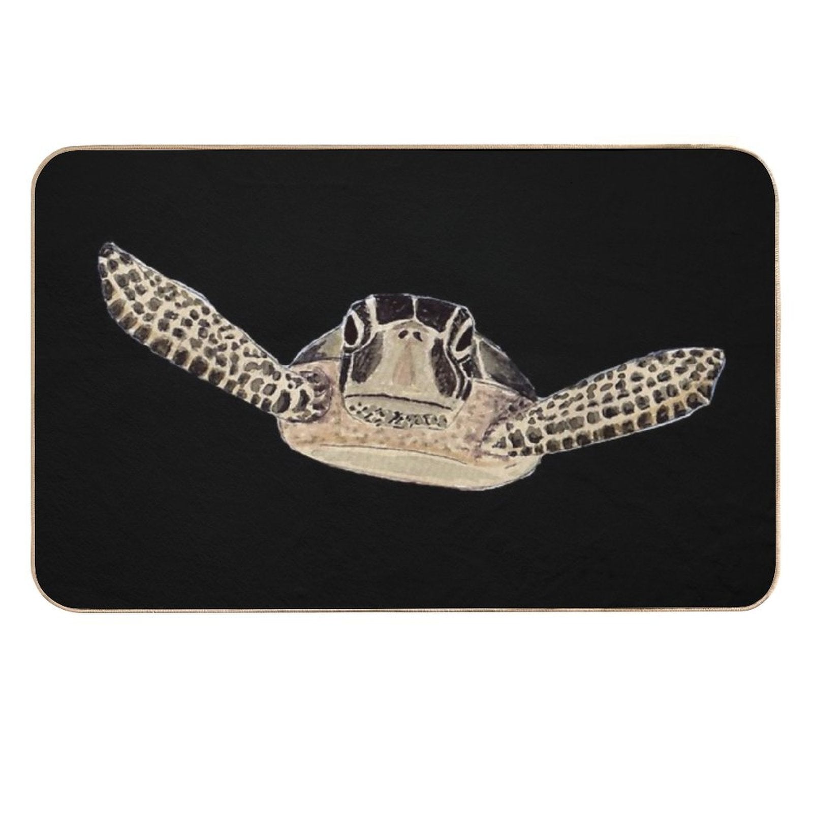 Sea Turtle 2  Easy Maintenance Bath Mat