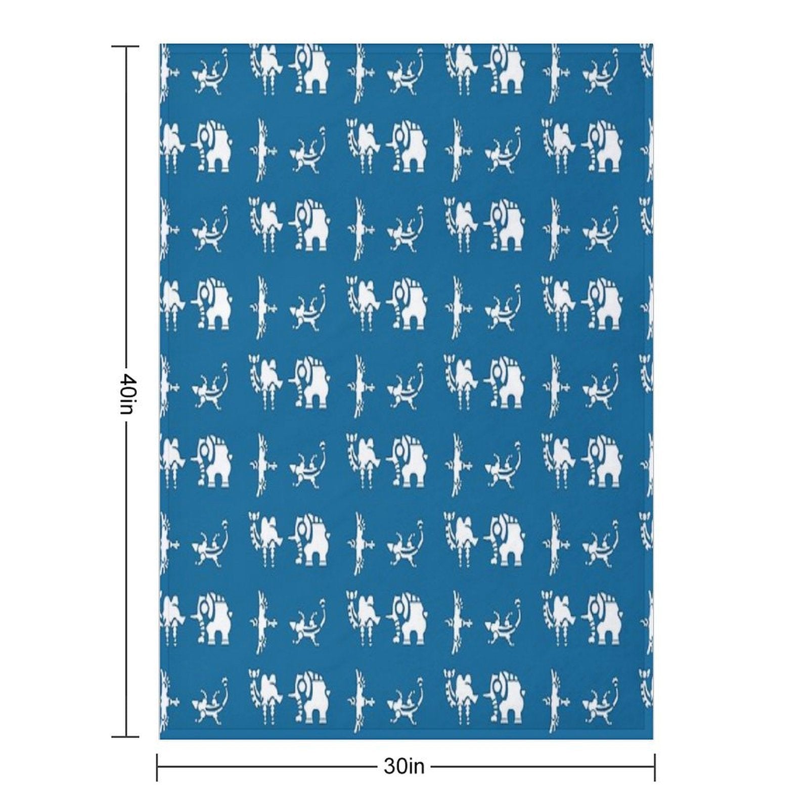 Divine Beasts Eco-conscious Throw Blanket