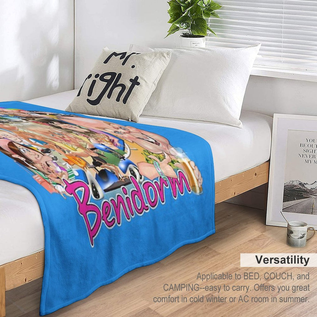 Benidorm! Plush Throw Blanket