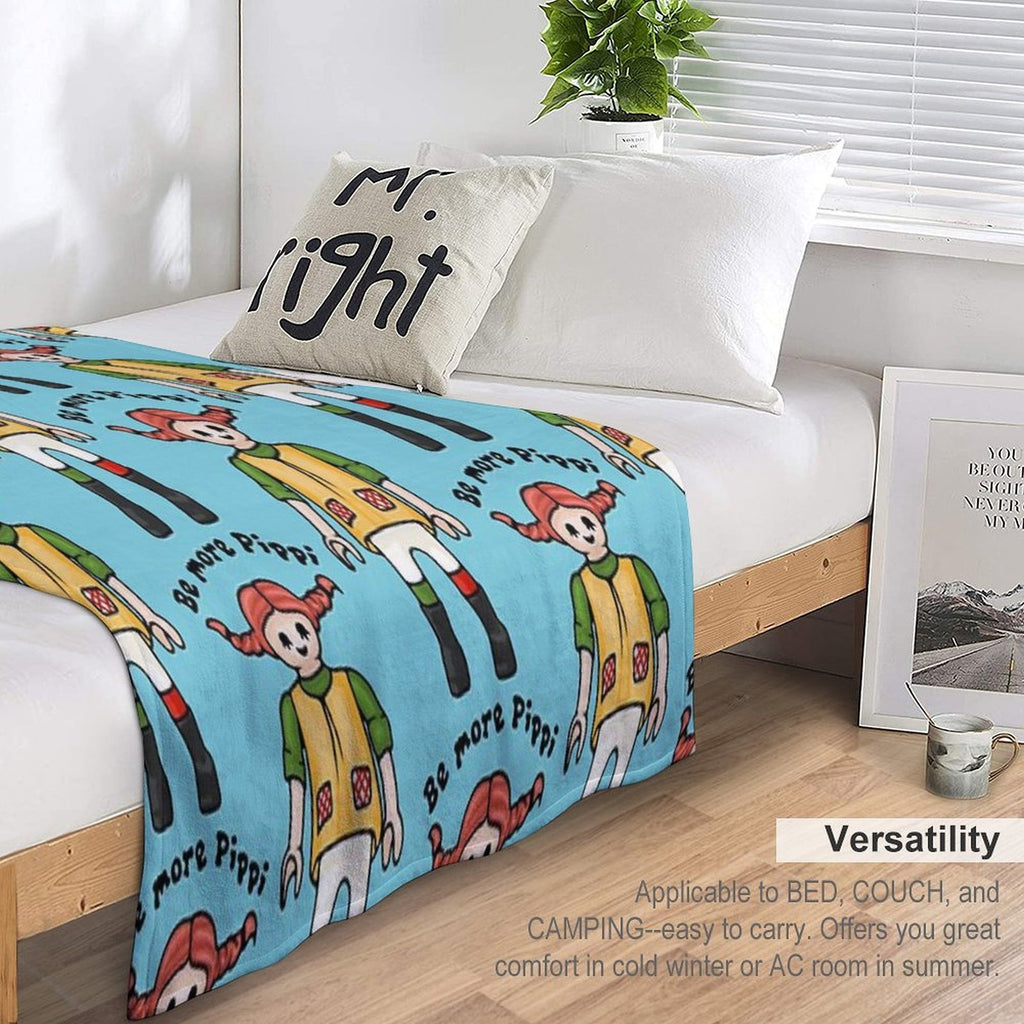 Be More Pippi Shrink-resistant Throw Blanket