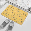 Honey Bee Pattern  Slip-Resistant Bath Mat