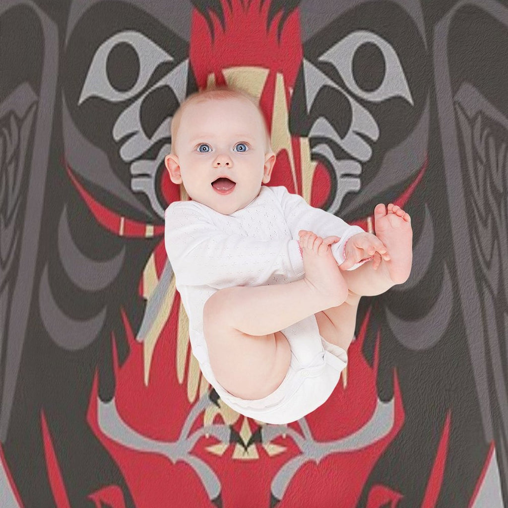 Raven Vision Gift-ready Throw Blanket