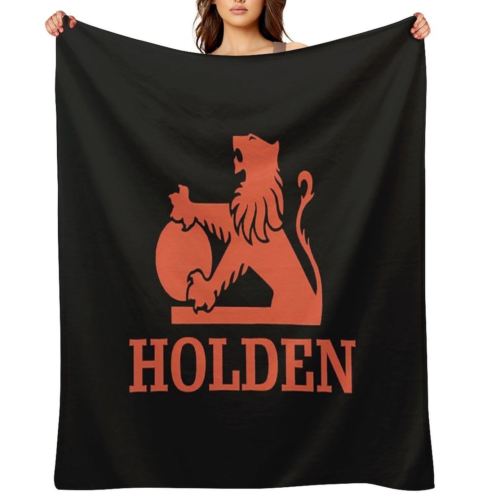 Holden Vintage Logo Versatility Throw Blanket