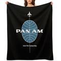 Pan American World Airways Pan Am Quick-dry Throw Blanket