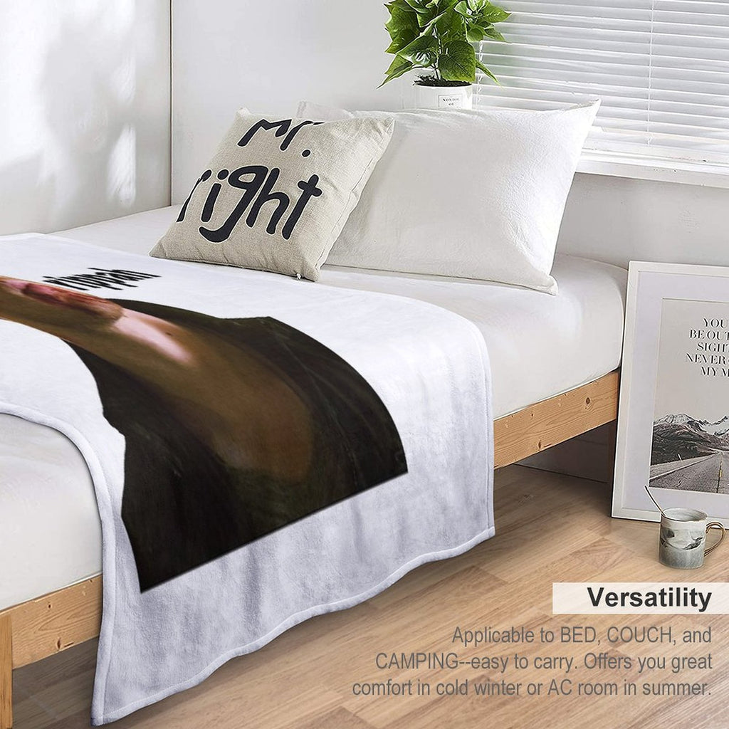 Klaus Mikaelson “rippah” Sustainable Throw Blanket