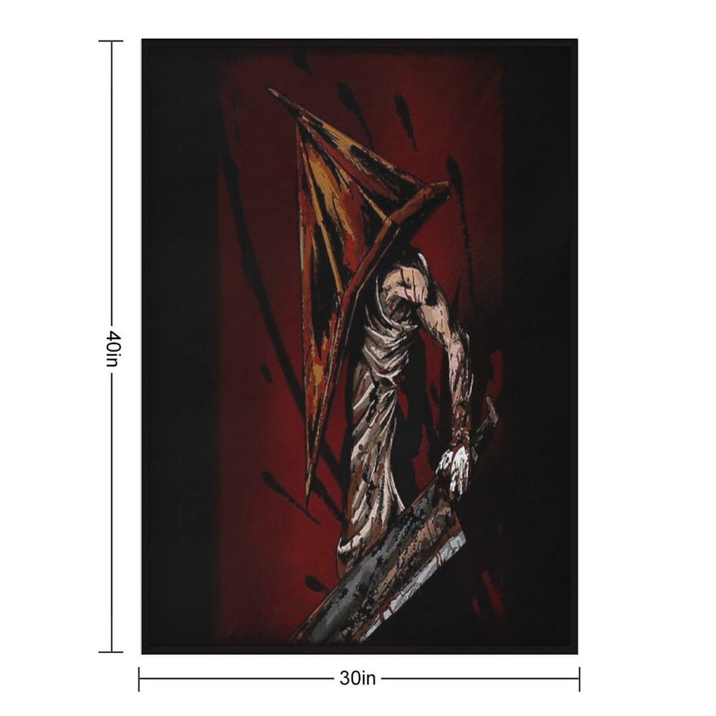 Pyramid Head Eco-conscious Throw Blanket