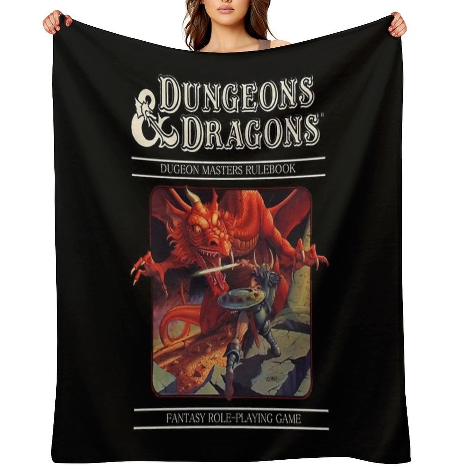 Dungeons & Dragons 1974 Easy Care Throw Blanket