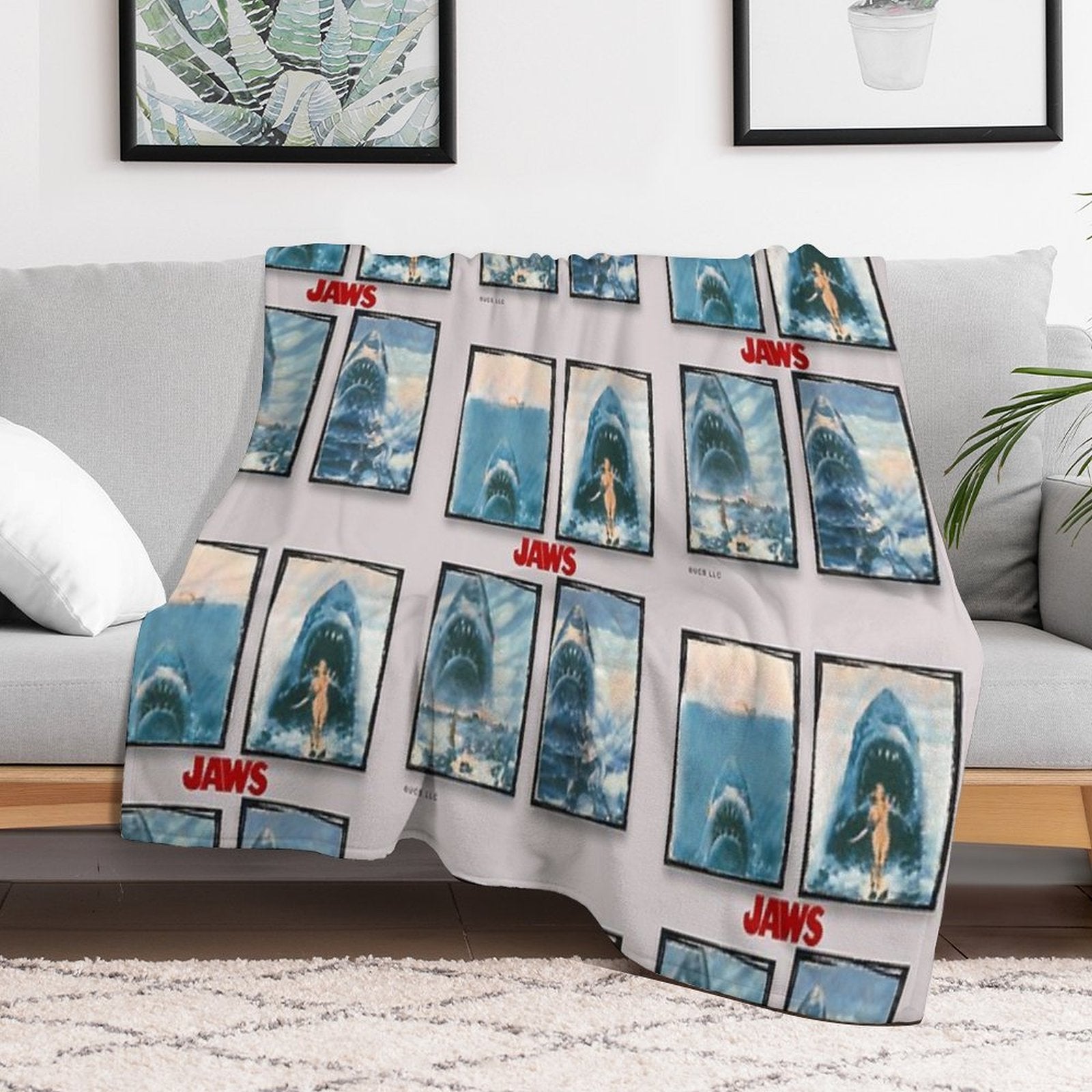 The Jaws Moments Comfort Throw Blanket