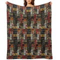 Patchwork Quilt Multi-functional Throw Blanket