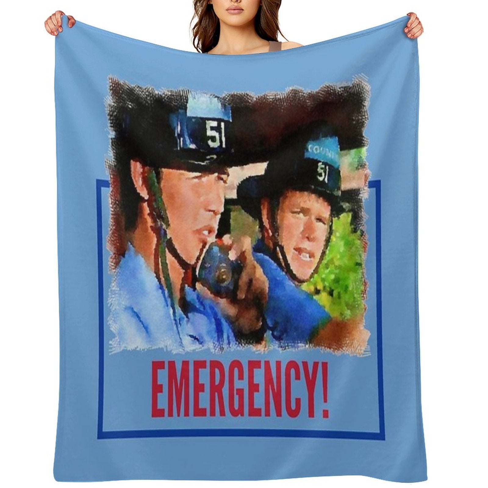 Emergency Paramedics Velvety-soft Throw Blanket