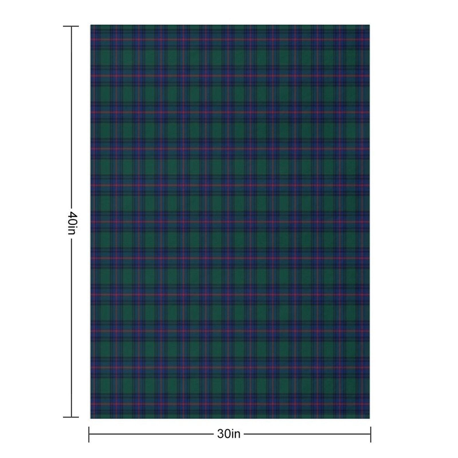 Clan Shaw Tartan Quick-dry Throw Blanket