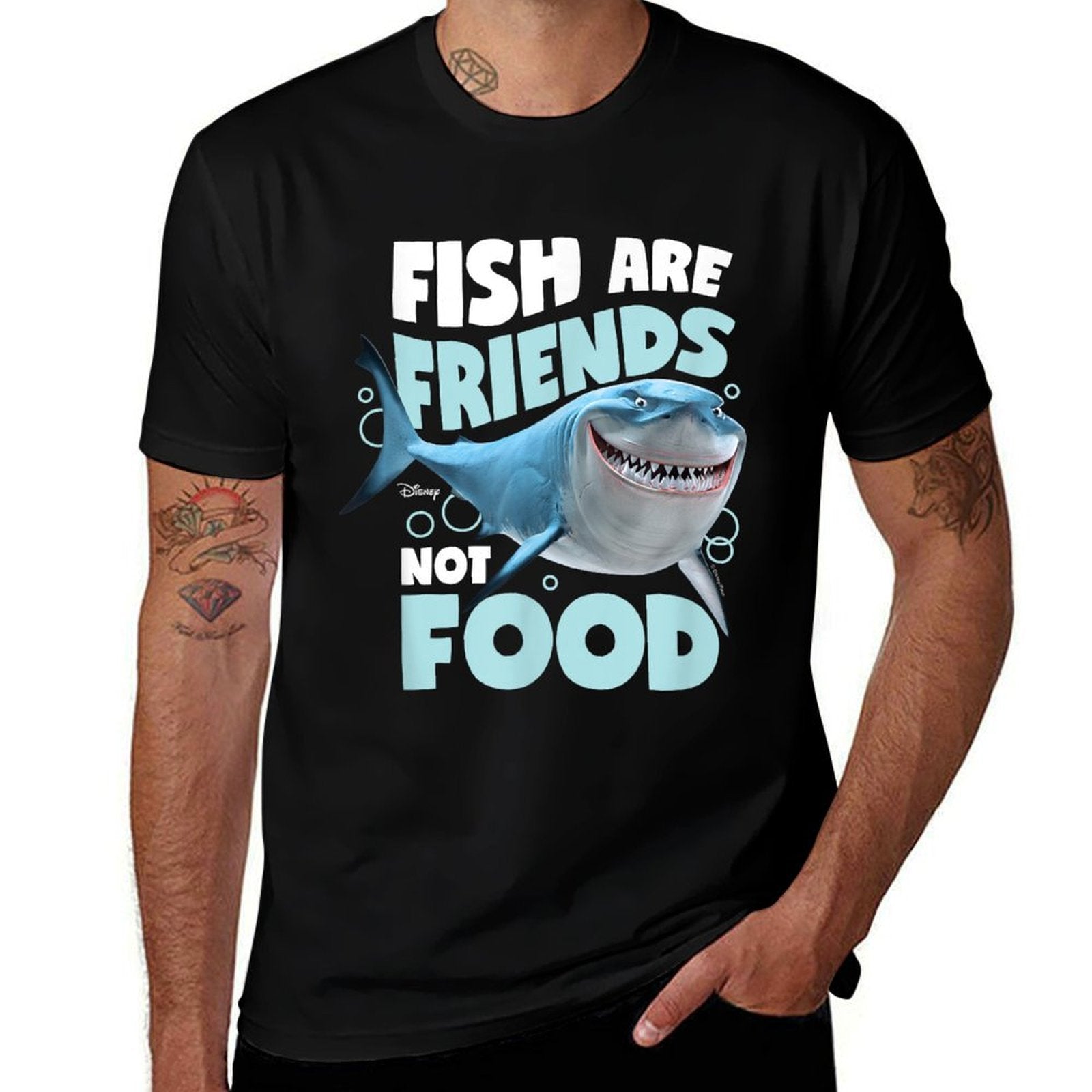 Finding Nemo - Fish Are Friends, Not Food  Stretchy T-Shirt