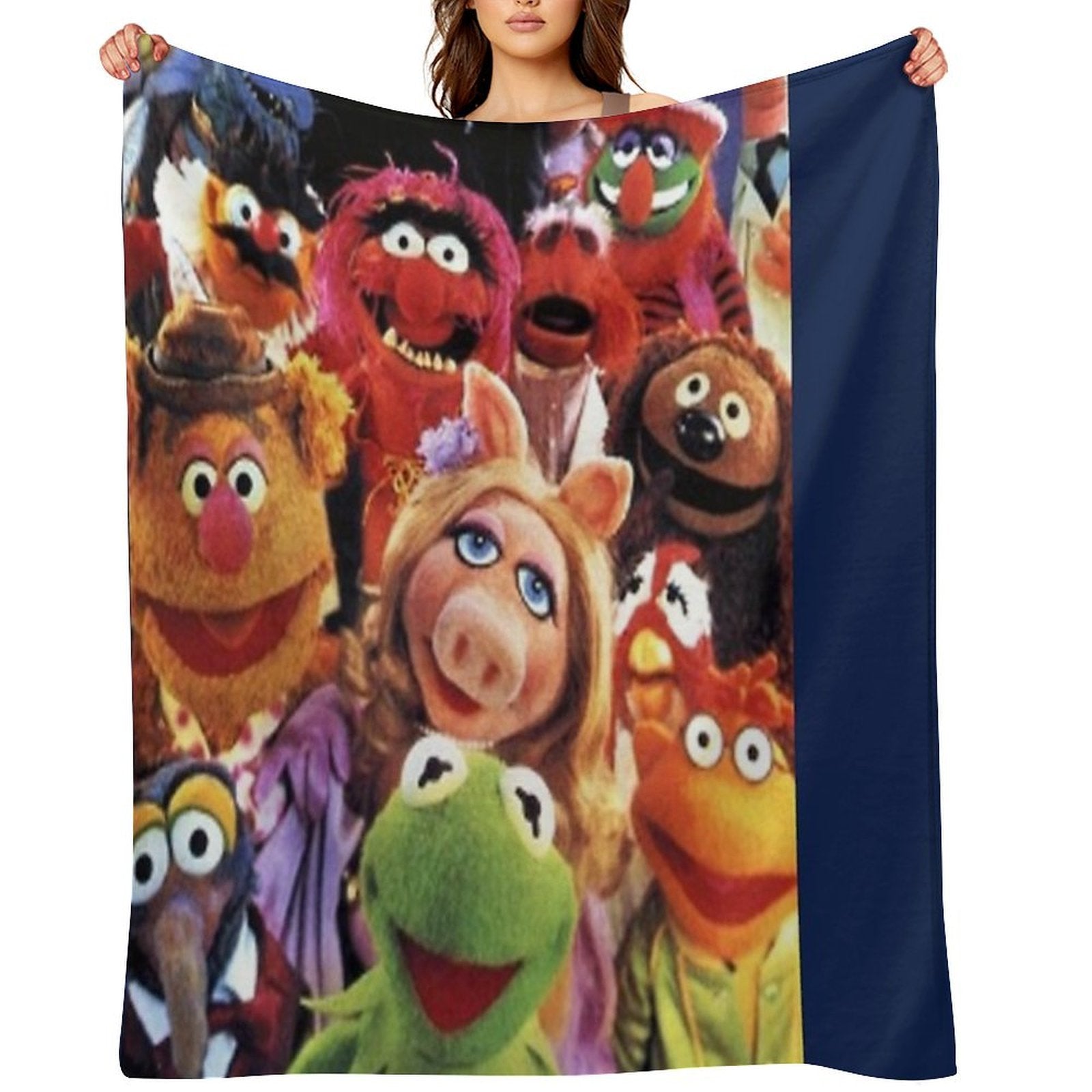 The Cute Muppet Show Compact Throw Blanket