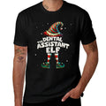 The Dental Assistant Elf Family Matching Group Christmas  Cotton T-Shirt