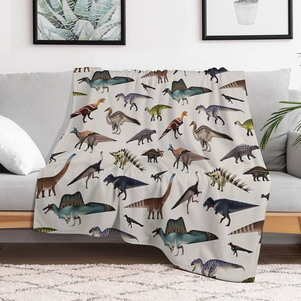 Dinosaurs Compact Throw Blanket