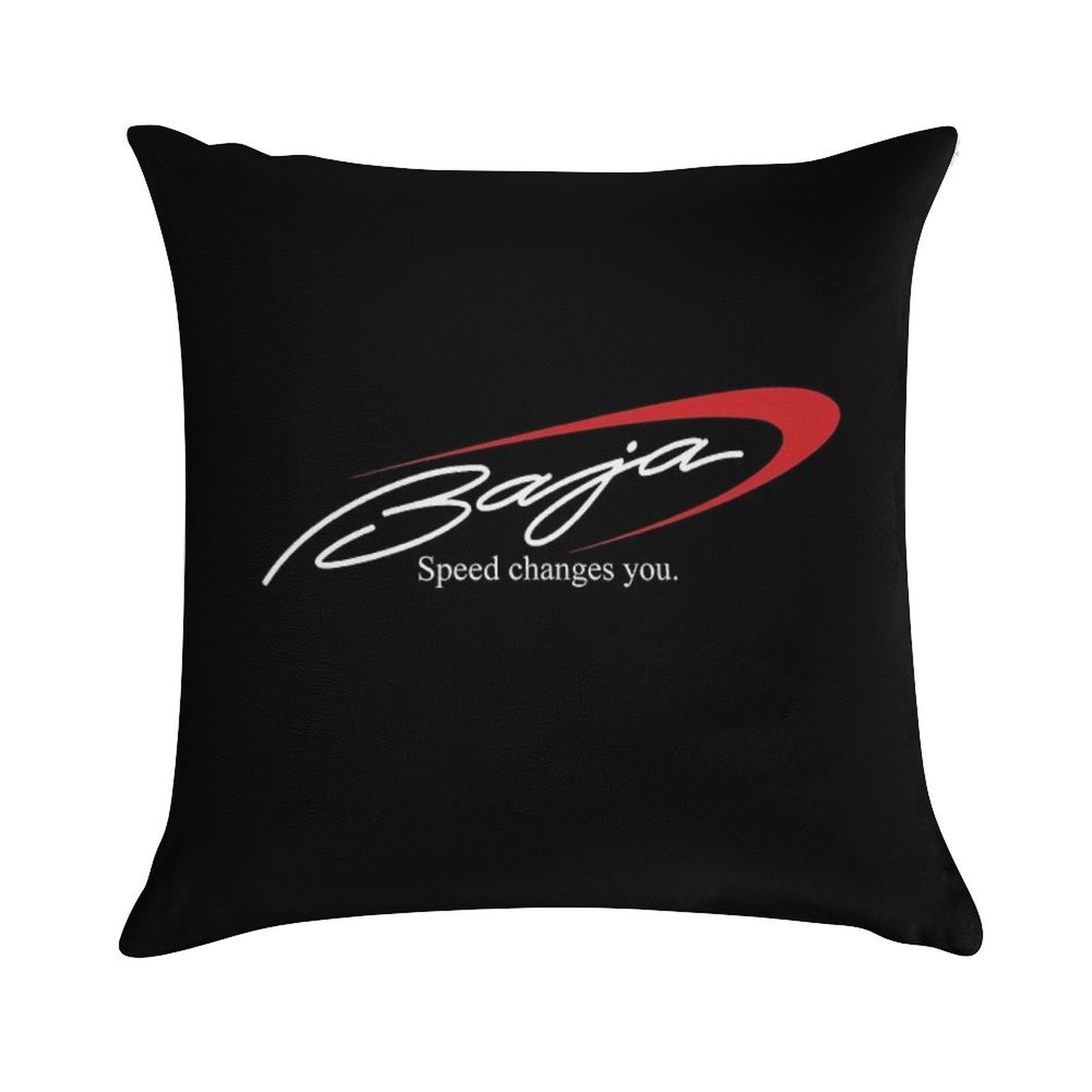 Baja Boats Logo Soft Reinforced Edging Throw Pillow