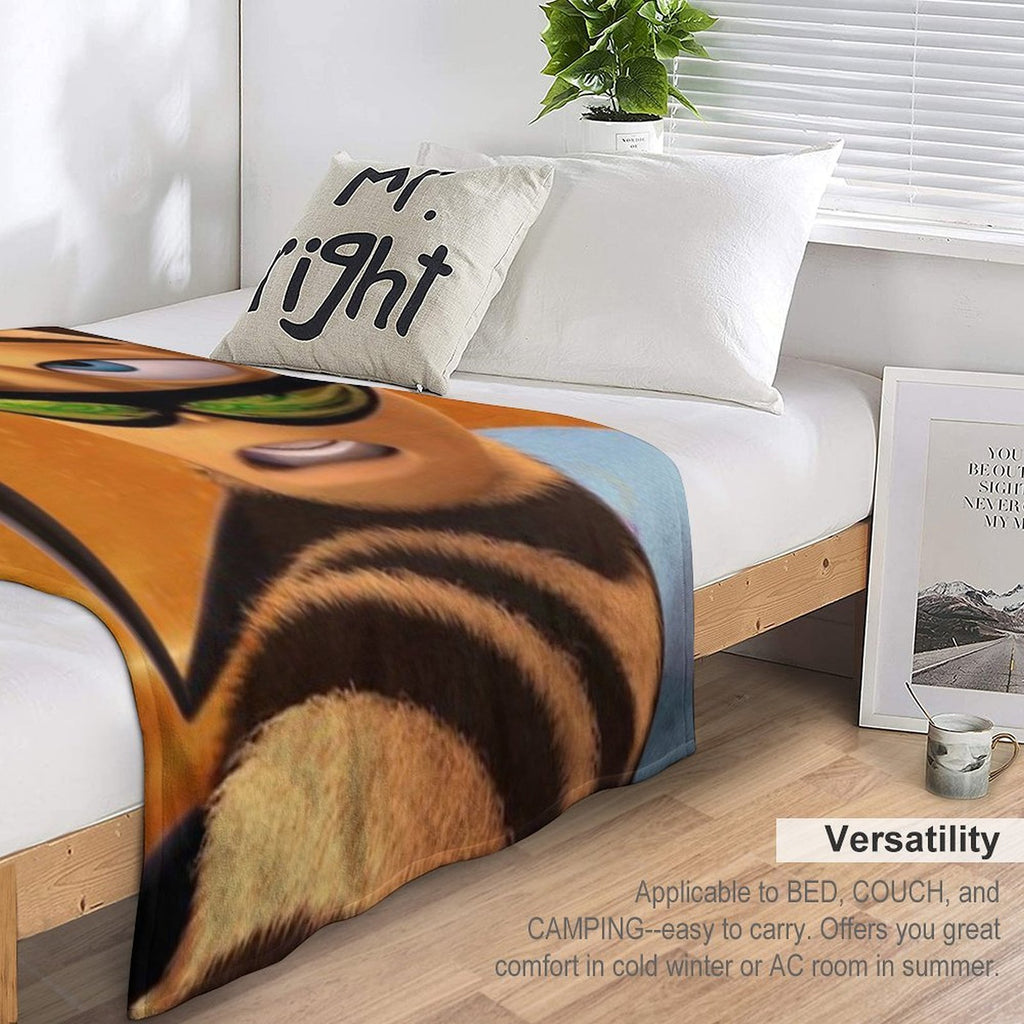 Bee Movie Barry Benson Meme Gift-ready Throw Blanket