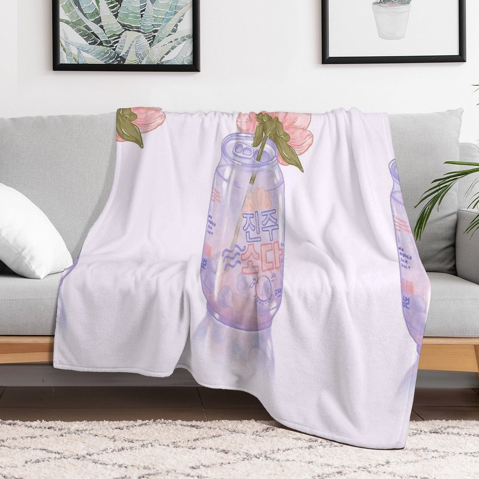 Pearl Soda Premium Throw Blanket