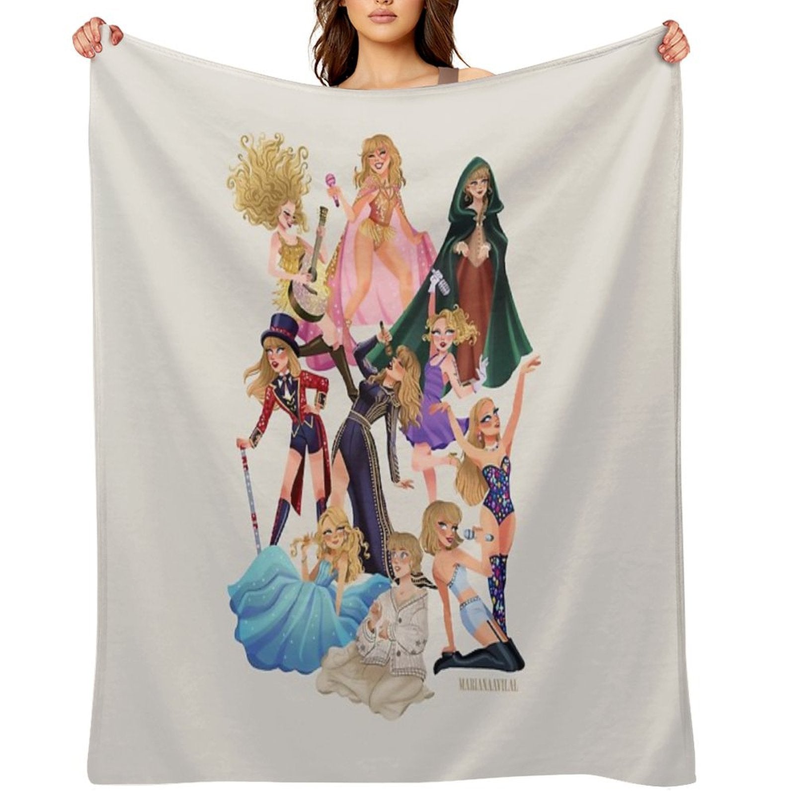 ALL ERAS Wrinkle-free Throw Blanket