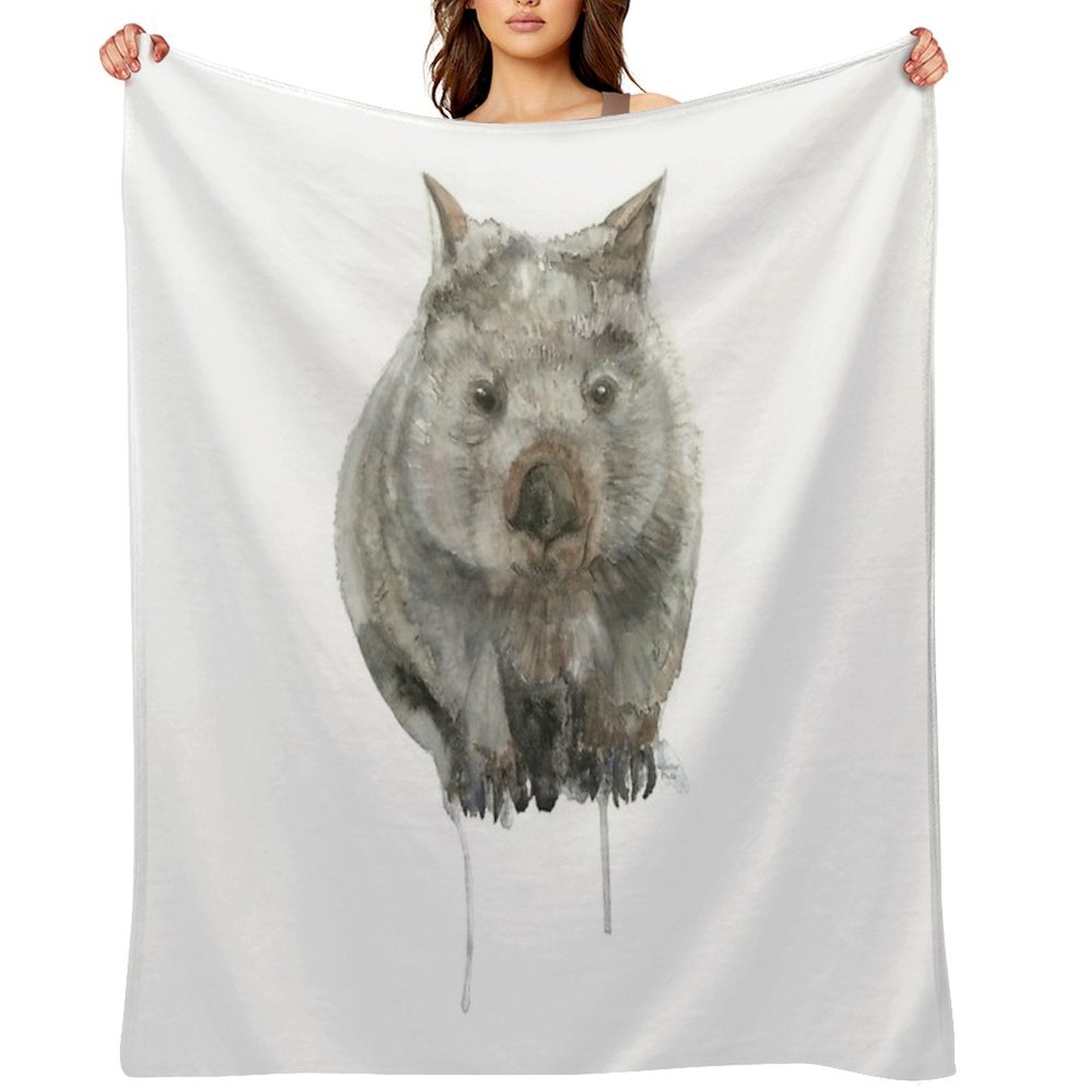 Common Wombat Versatility Throw Blanket