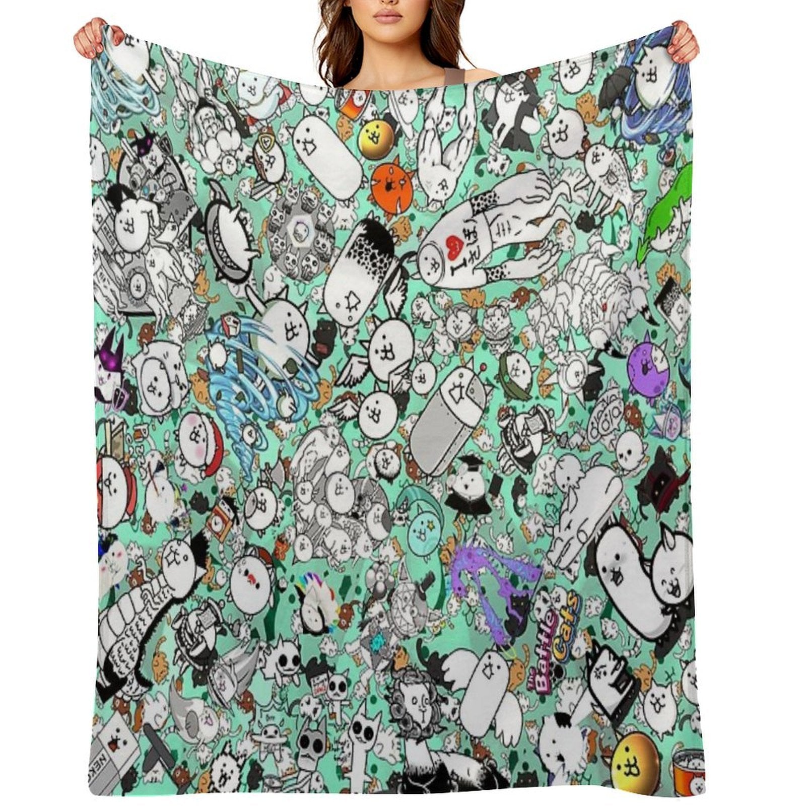 Battle Cats Comfort Throw Blanket