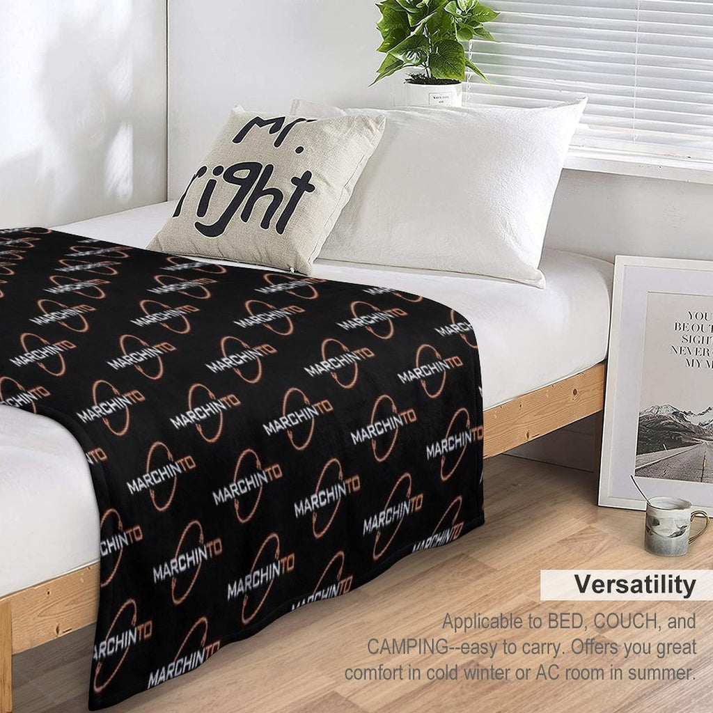 Marchinto Logo V2 Eco-conscious Throw Blanket