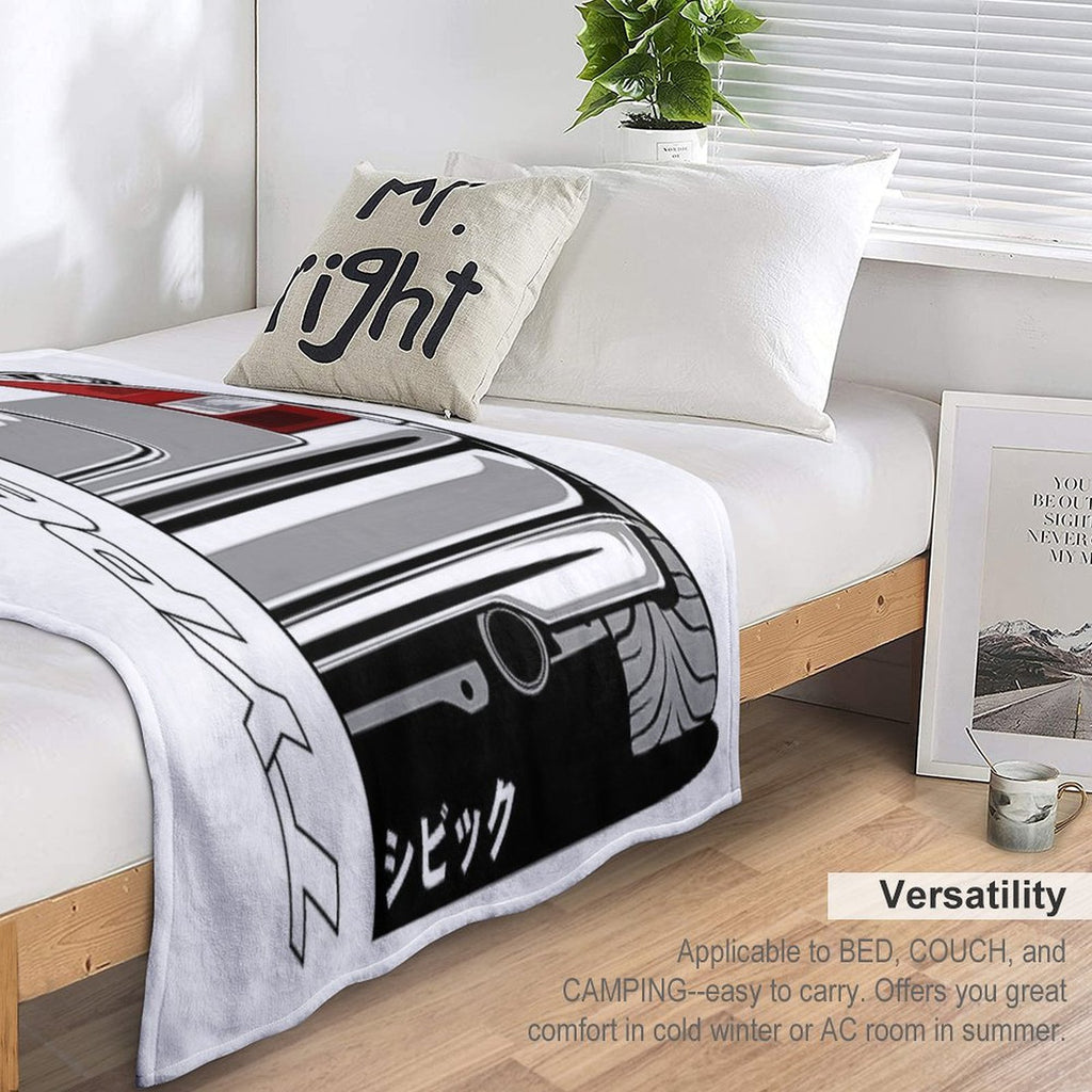Civic Type R EK9 Multi-functional Throw Blanket