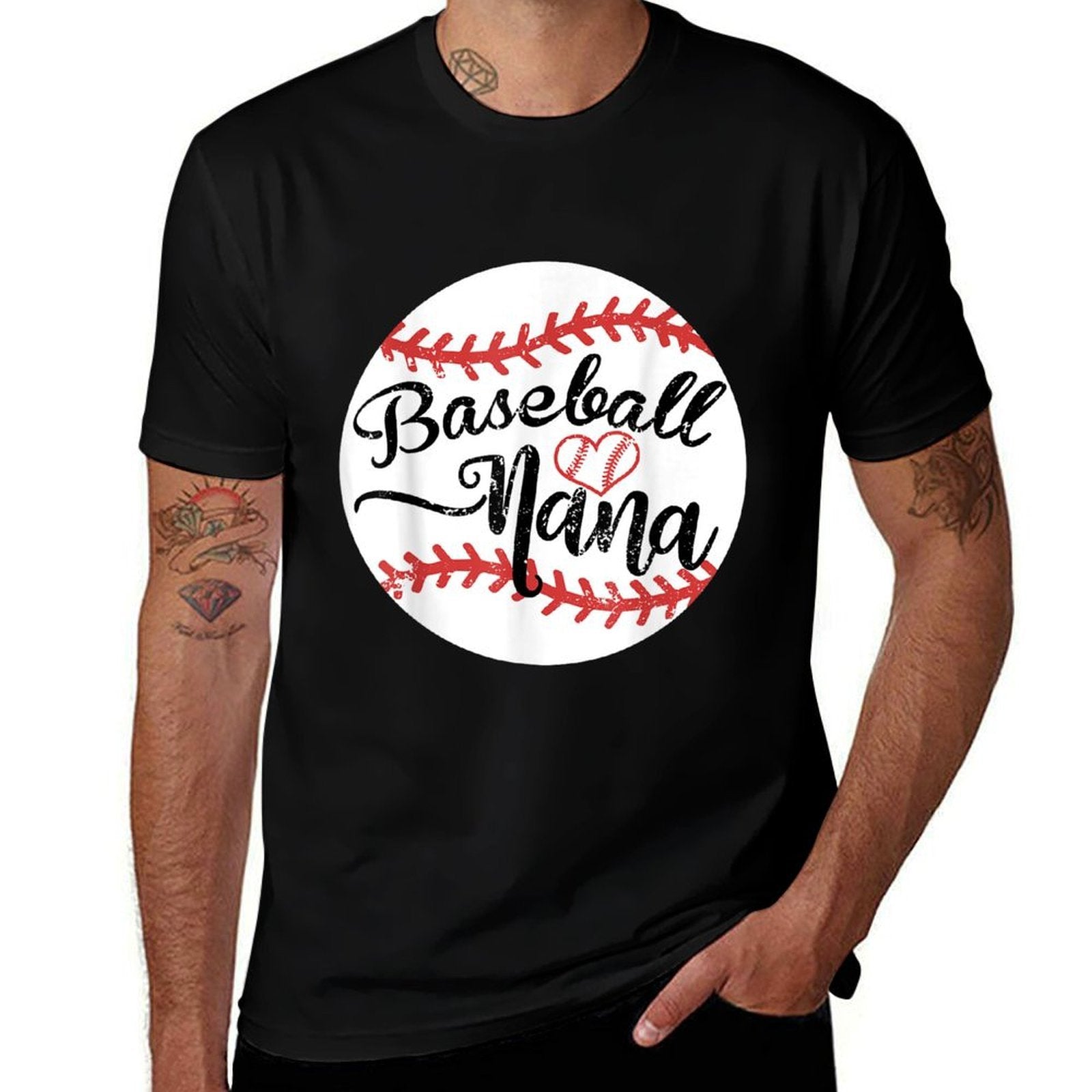 Proud Baseball Nana  Durable T-Shirt