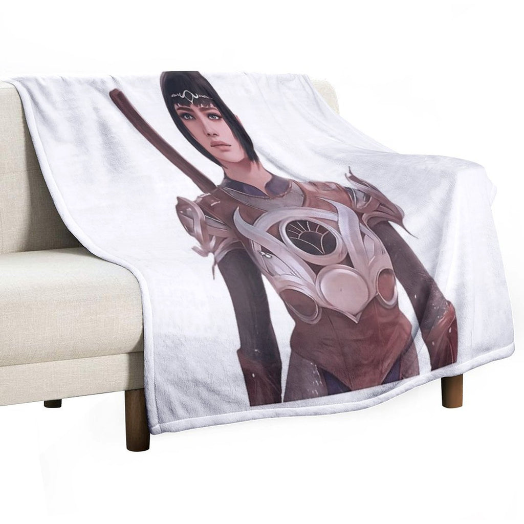 Shadowheart Baldurs Gate 3 Lightweight Throw Blanket