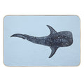 WHALE SHARK II-Rhincodon Typus  Stain-Proof Bath Mat