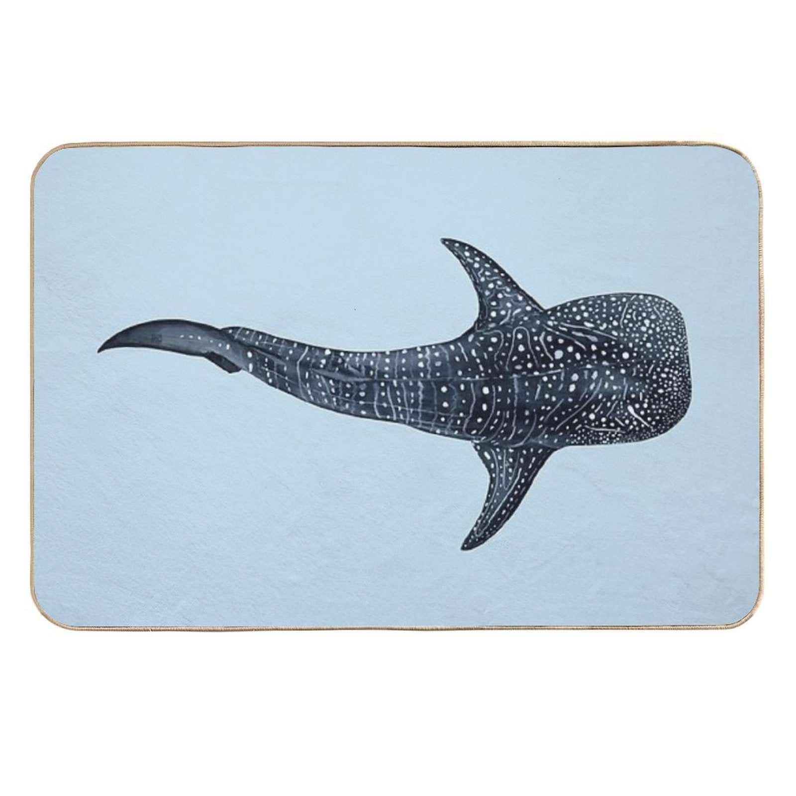WHALE SHARK II-Rhincodon Typus  Stain-Proof Bath Mat