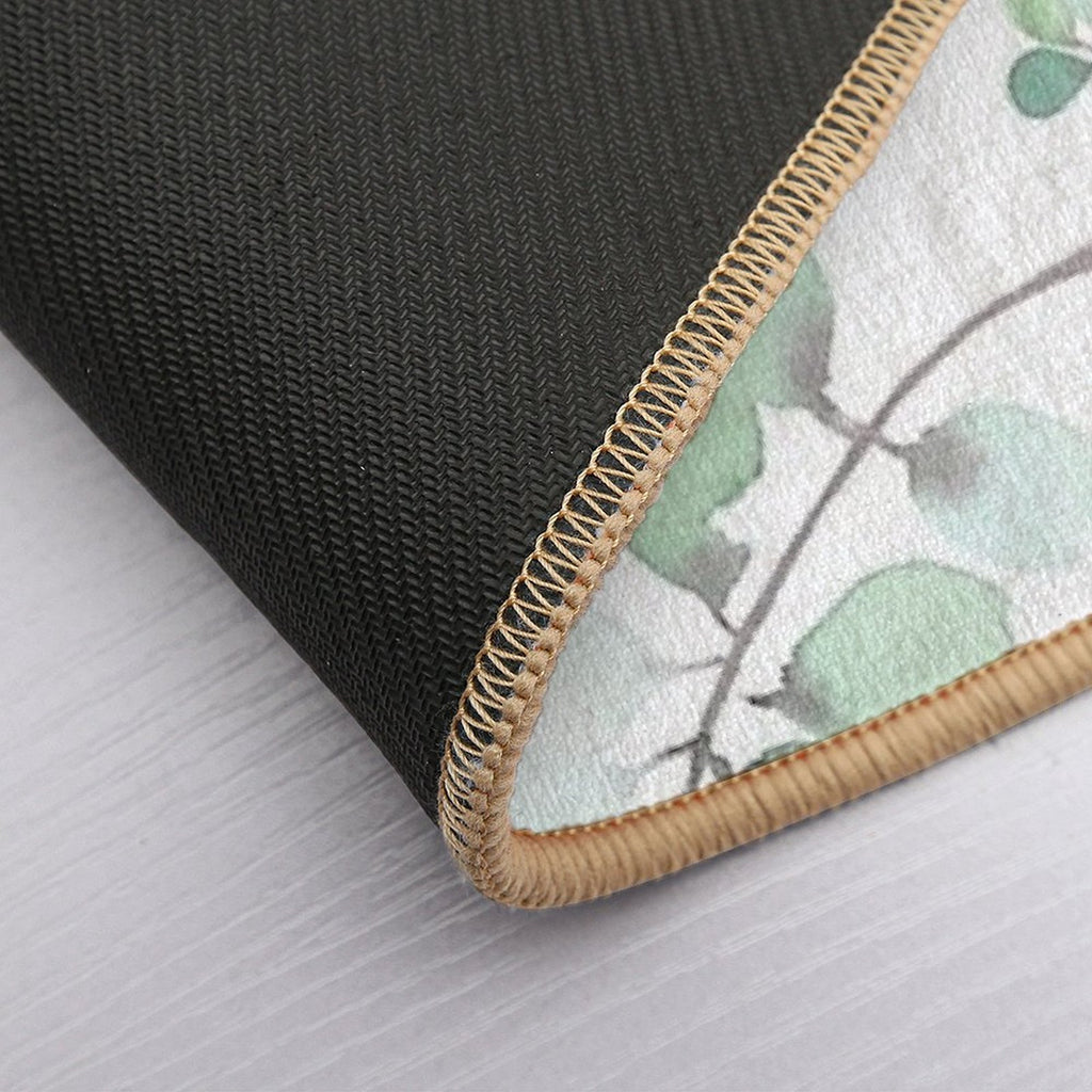 Botanical Leaves, Leaf Pattern  Slip-Resistant Bath Mat