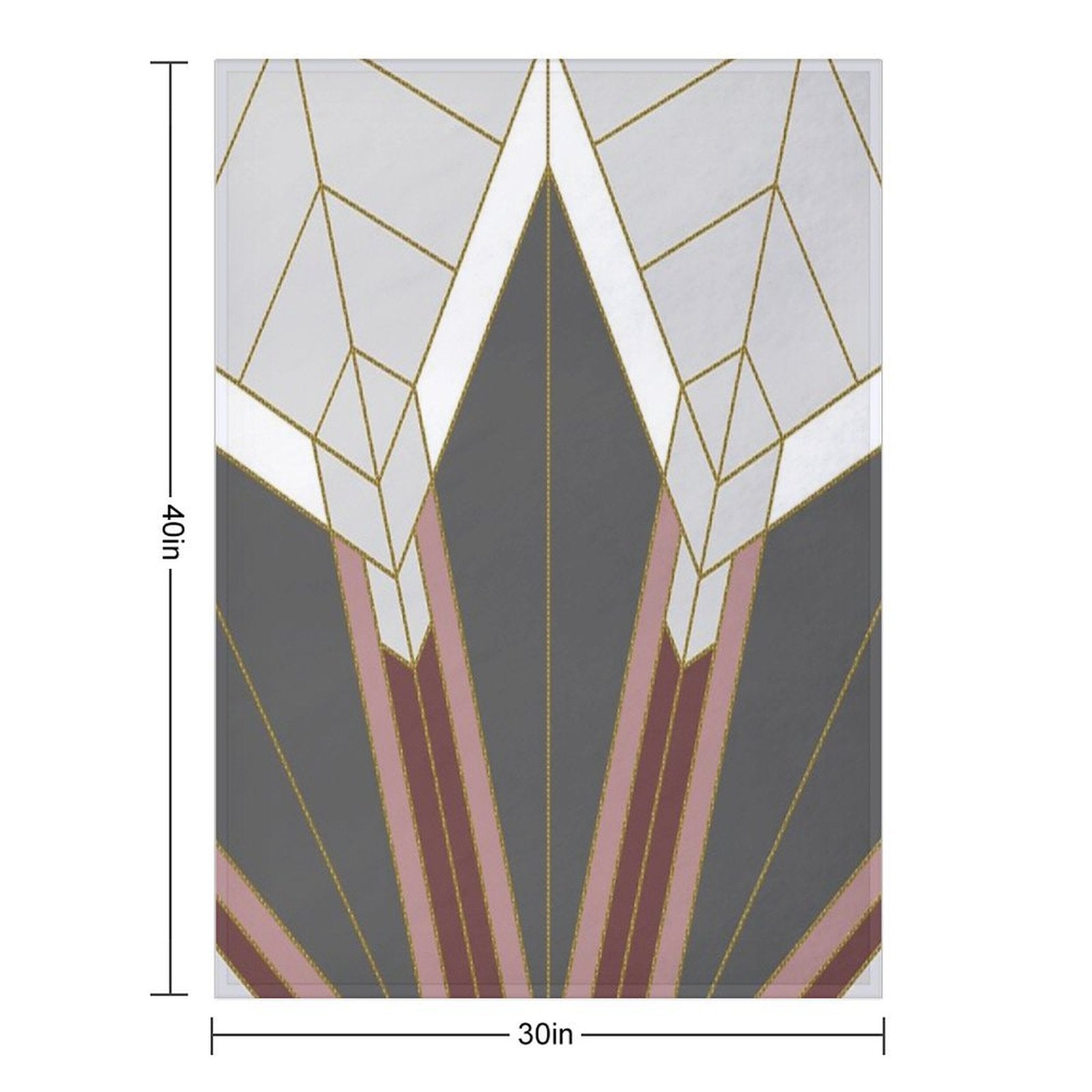 ART DECO G1 Velvety-soft Throw Blanket