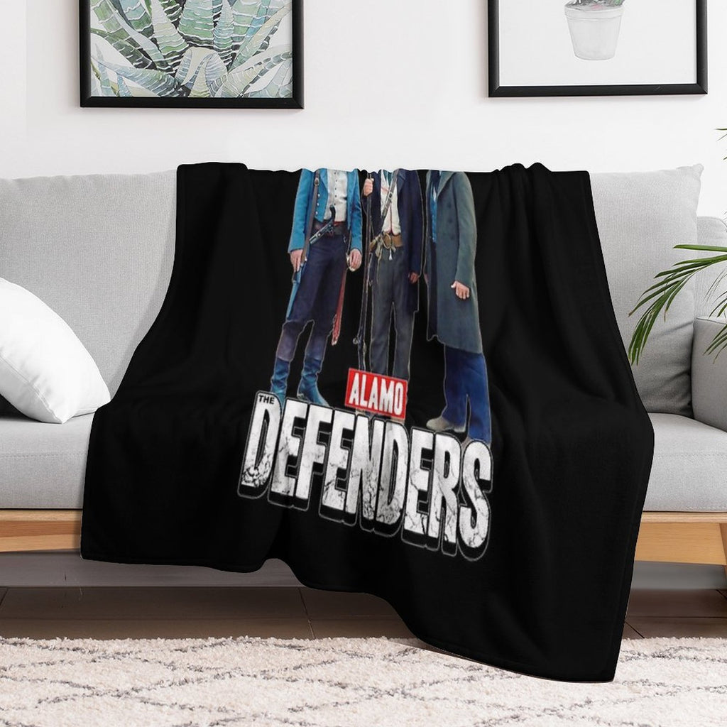 Alamo. The Defenders. Premium Throw Blanket