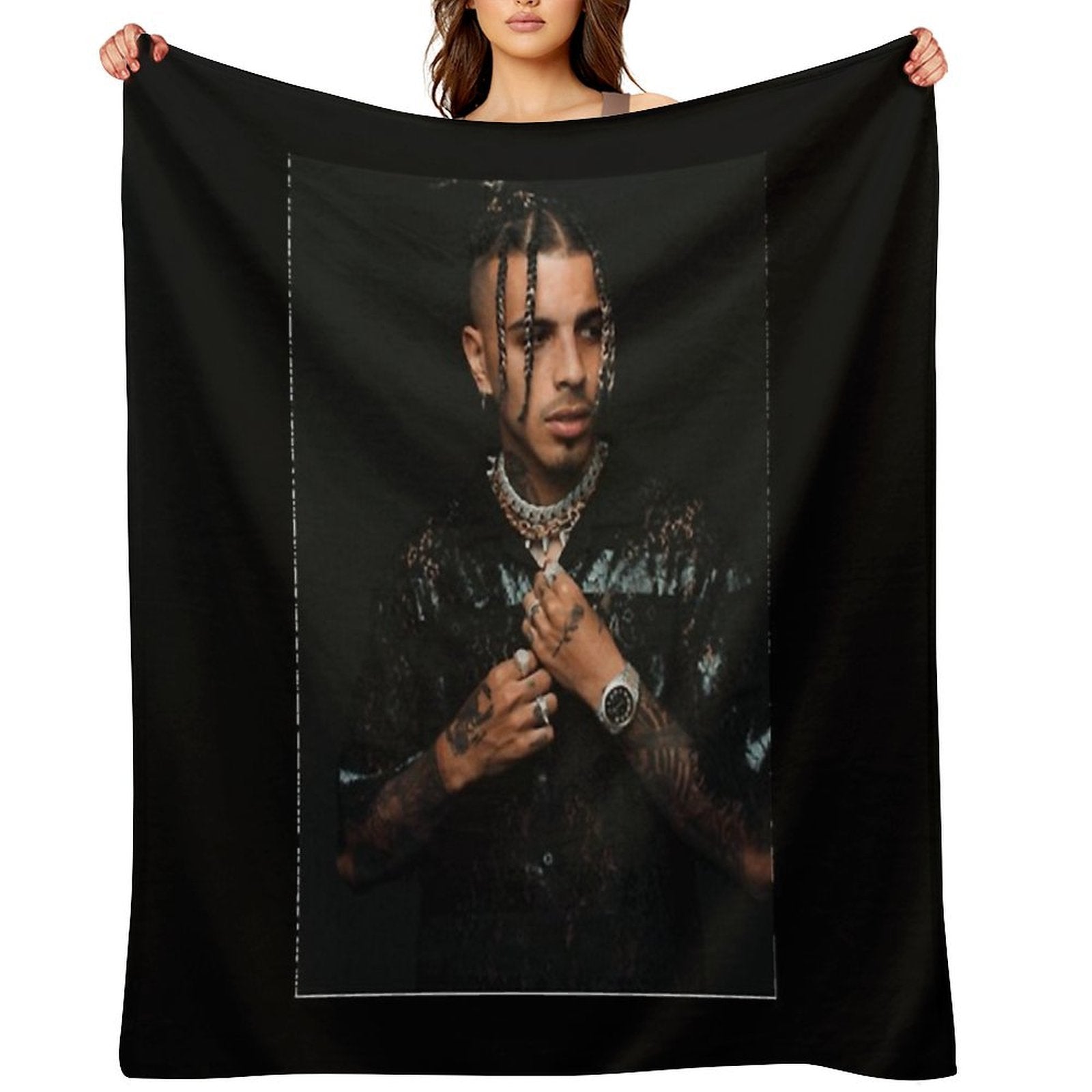 Rauw Alejandro Classic Classic Shrink-resistant Throw Blanket