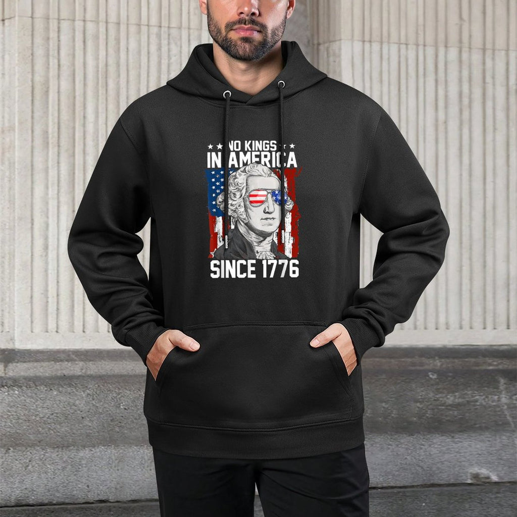 No Kings In America Since 1776 America Layering Staple Hoodie
