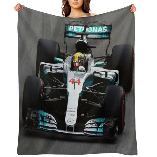 Lewis Hamilton 44 - F1 2024 Quick-dry Throw Blanket