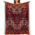 Traditional Heritage Moroccan Design Versatility Throw Blanket