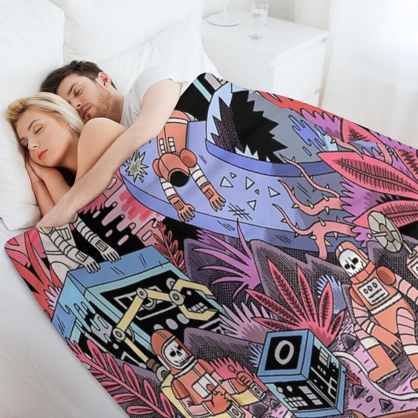 Chaos Lightweight Throw Blanket
