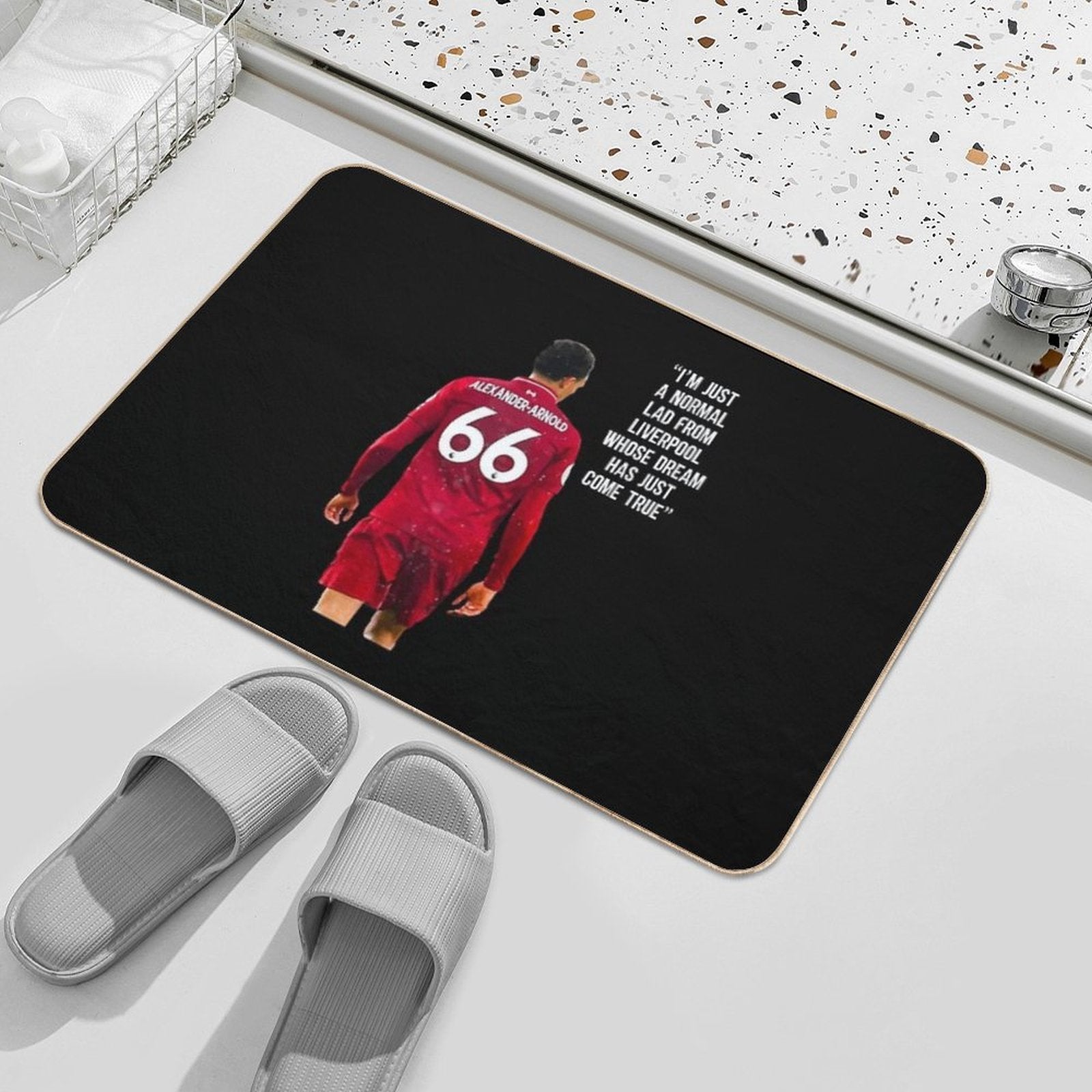 I'm Just A Normal Lad From Liverpool Whose Dream Has Just Come True - Trend Alexander Arnold, Liverpool FC  Toxin-Free Bath Mat