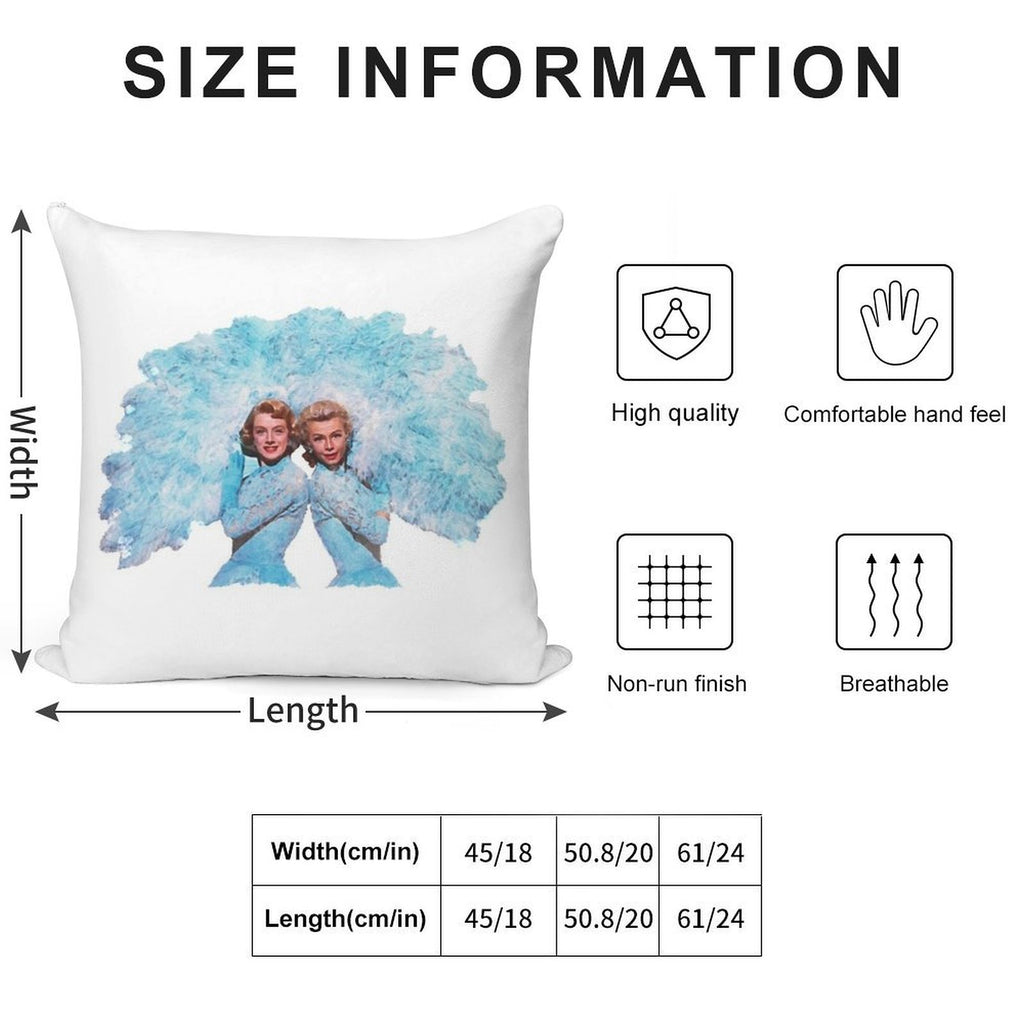 Sisters - Watercolor Soft Gift Ready Throw Pillow
