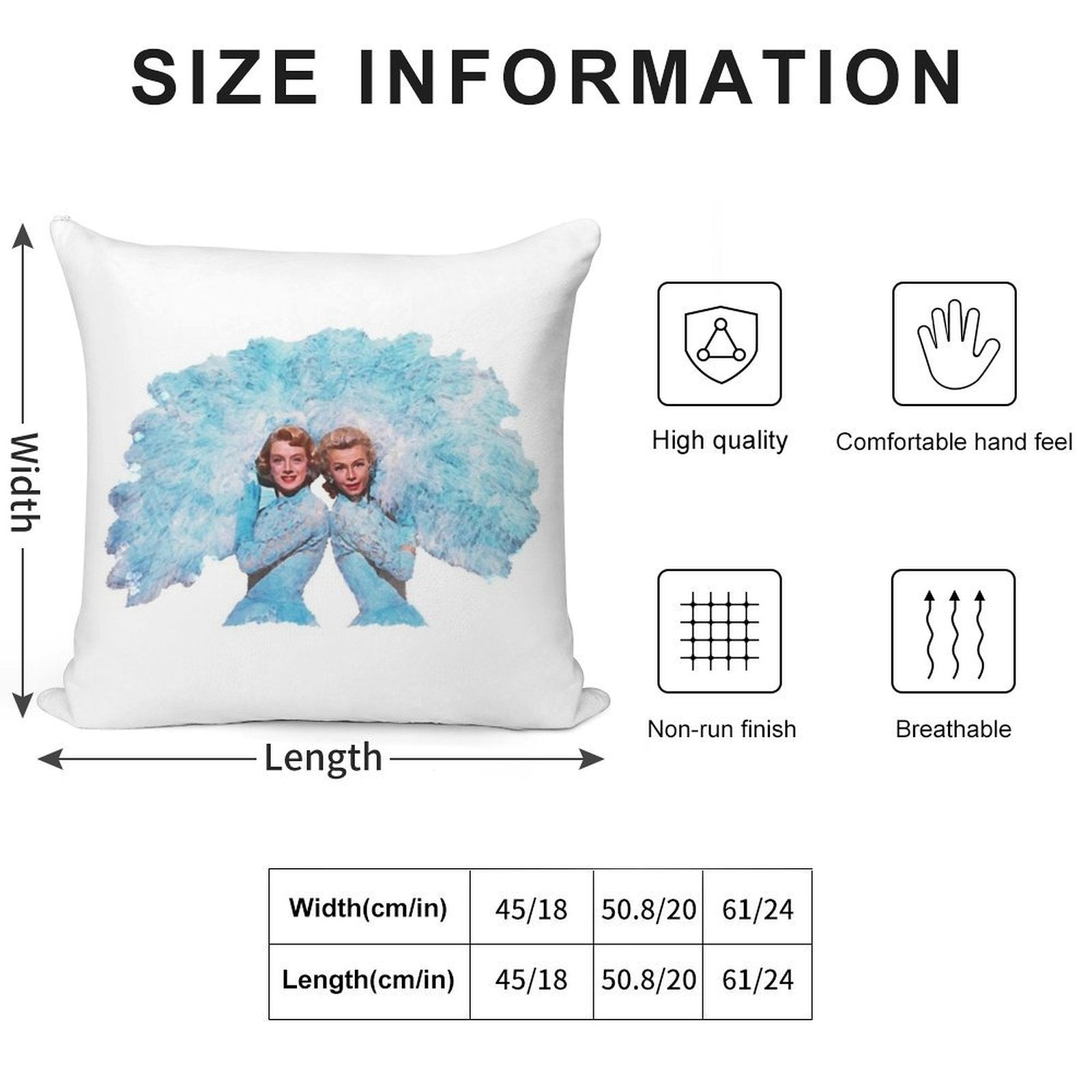 Sisters - Watercolor Soft Gift Ready Throw Pillow