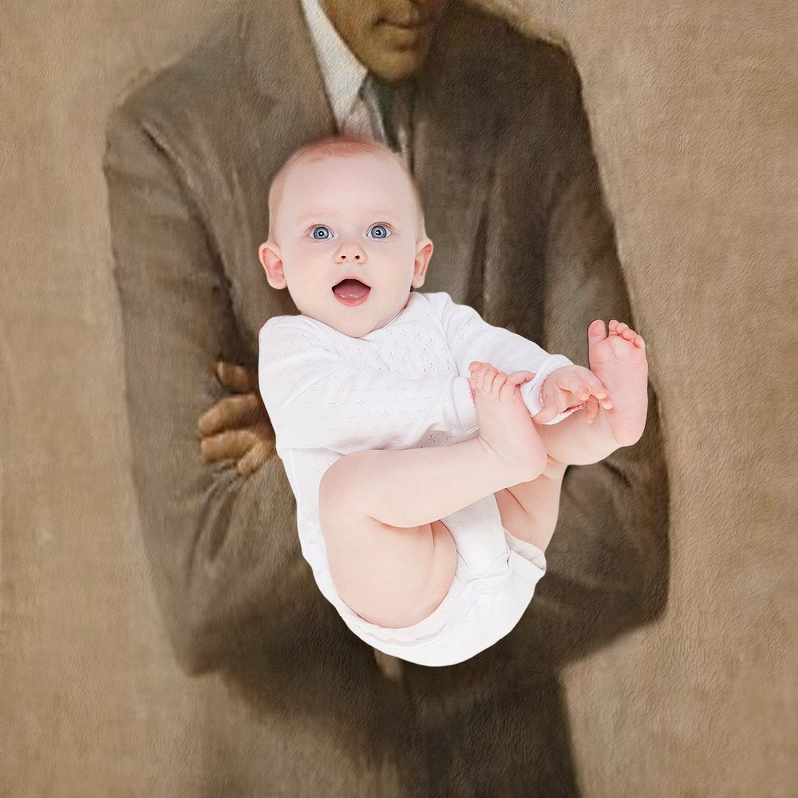 John F Kennedy Official Portrait by Aaron Shikler Versatility Throw Blanket