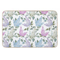 Lilac Flower Retro Vintage Pattern Durable Bath Mat