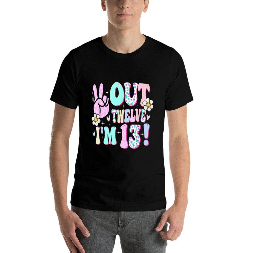 Peace Out Twelve I'm 13 Thirteen Year Old Girl 13th Birthday  Durable T-Shirt