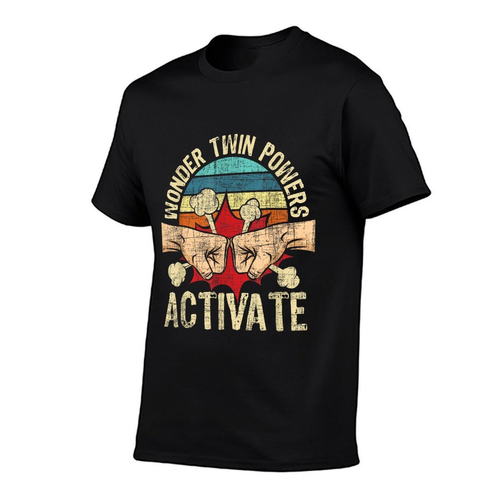 Wonder Twin Powers Activate - Twins Brother Sister Sibling Comfortable T-Shirt