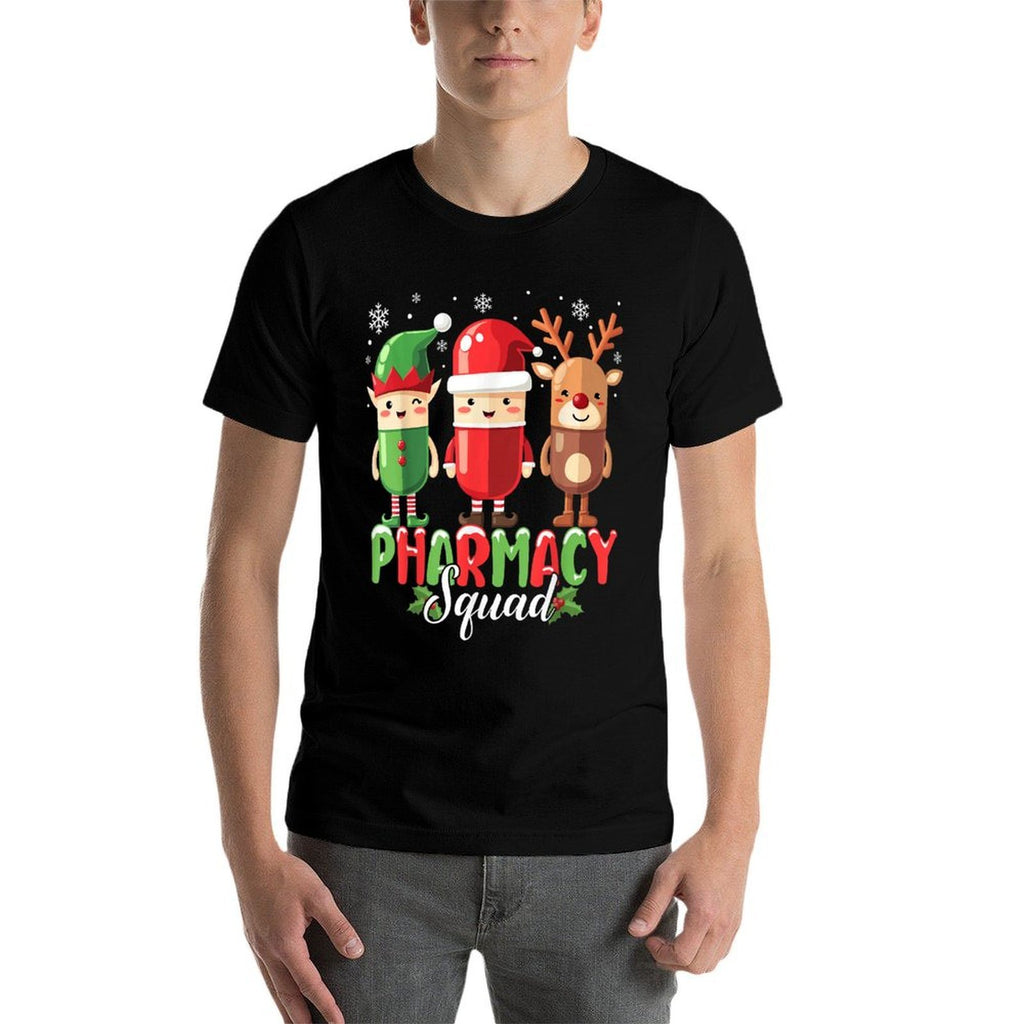 Pharmacy Squad Christmas Costume Funny Pills Pharmacist  Quick-drying T-Shirt