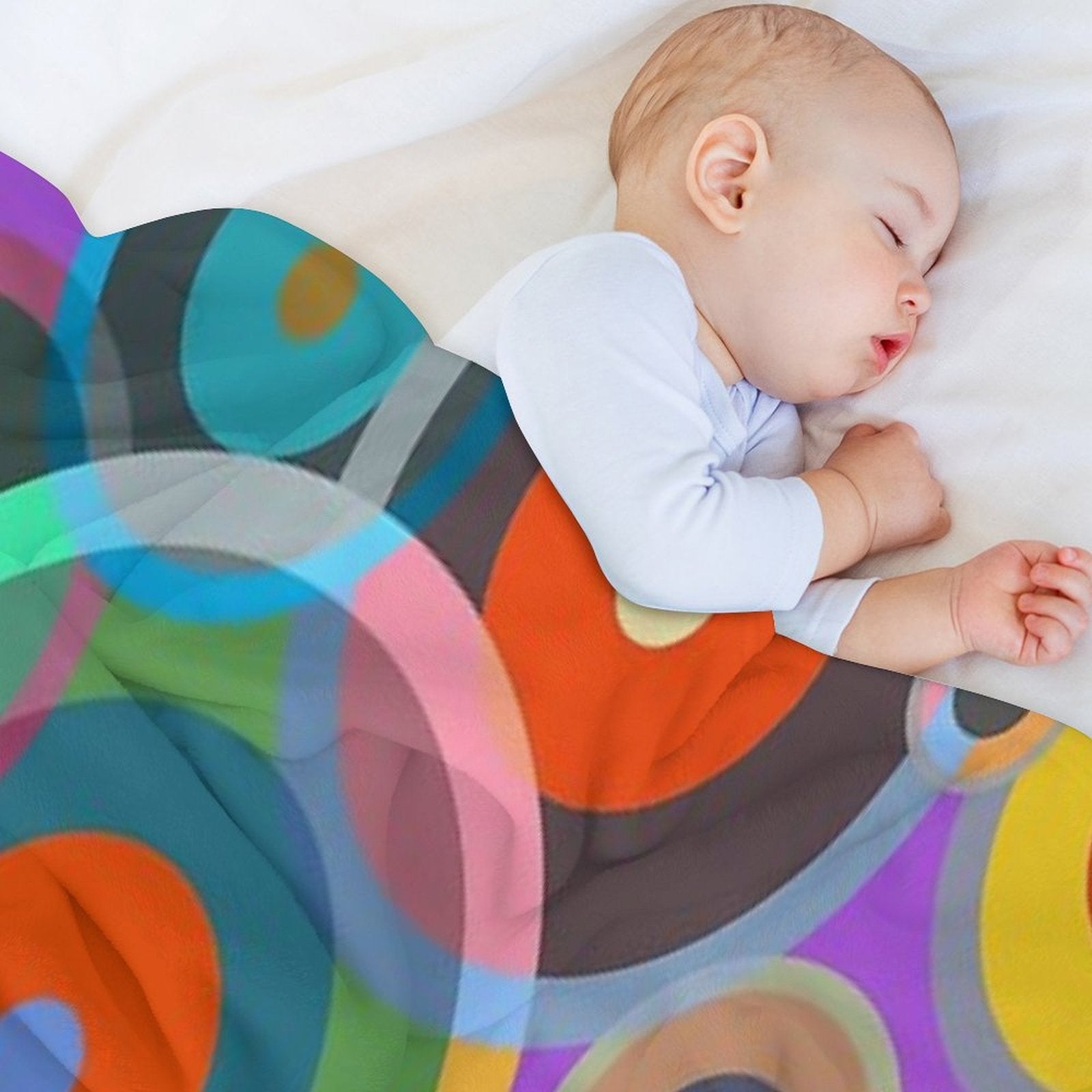 Kandinsky #4 Anti-pilling Throw Blanket