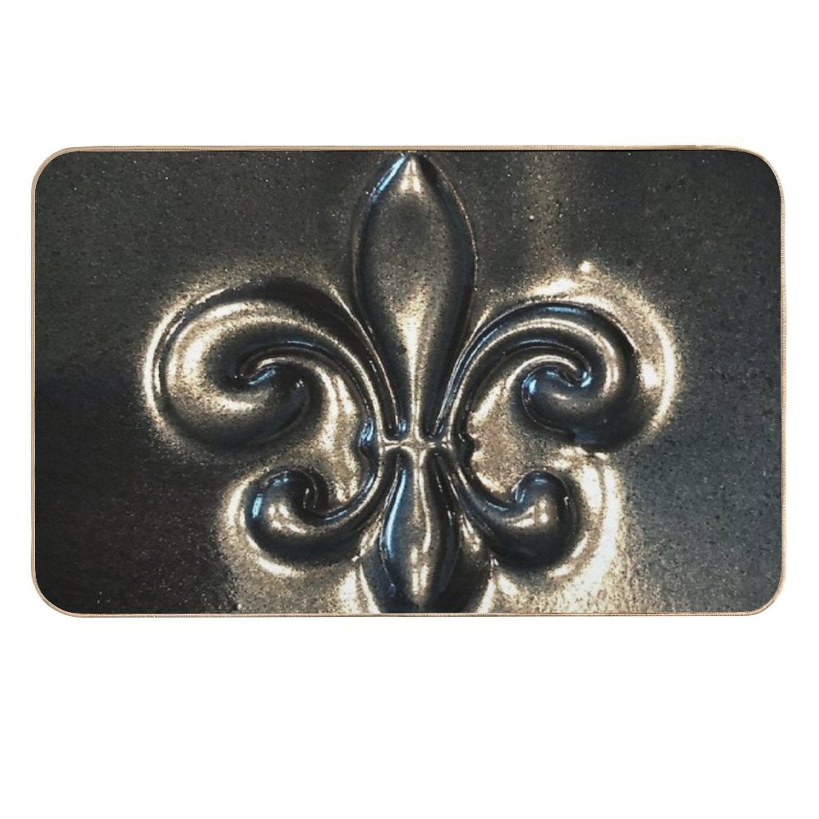 Fleur De Lis  Absorbent Bath Mat